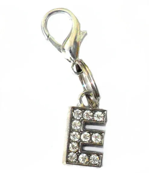 Aaponminimarket A–Z Crystal Letter Pet Charms