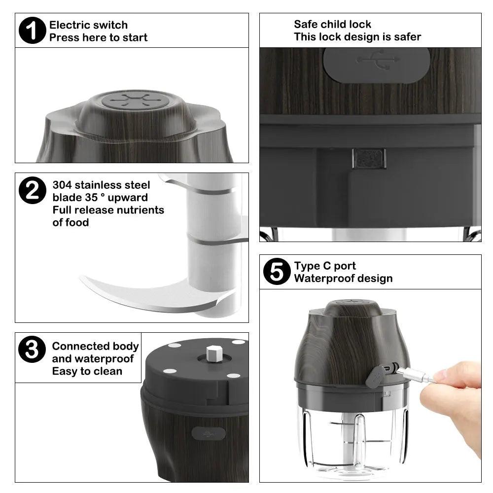 Aapon mini market -Electric Garlic & Salad Chopper