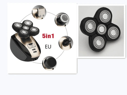 Electric Shaver and Grooming Kit