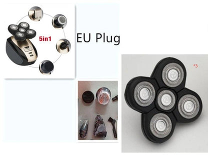 Electric Shaver and Grooming Kit