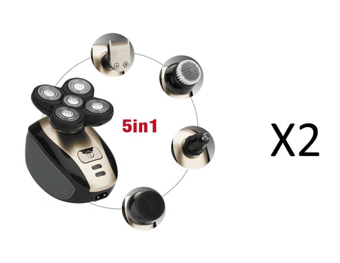 Electric Shaver and Grooming Kit