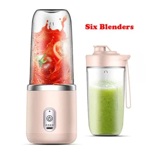 Aaponminimarket Electric 6-Blade Juice Blender