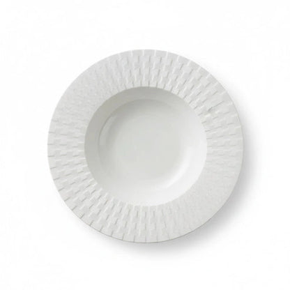 Aaponminimarket Embossed Weave Soup Plate