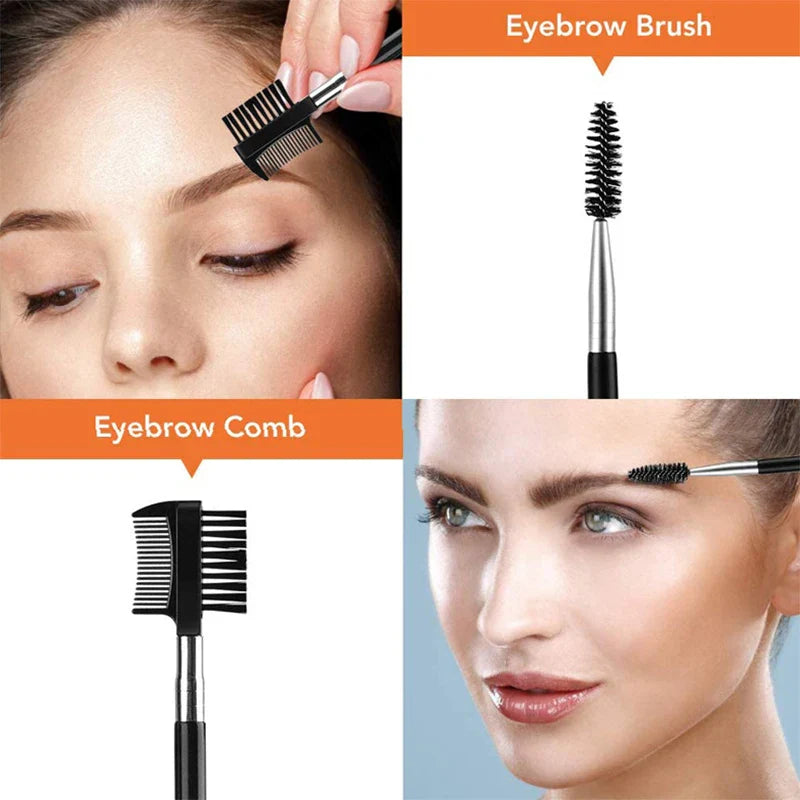 Eyebrow Trimmer Set with Scissors and Tweezers