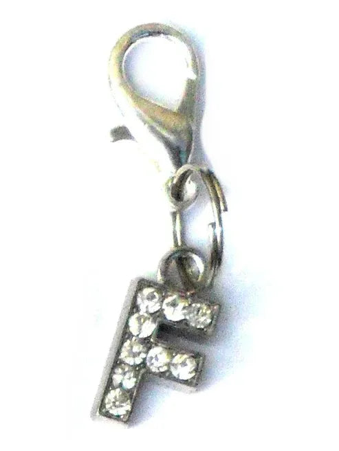 Aaponminimarket A–Z Crystal Letter Pet Charms