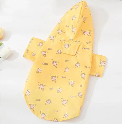 Fashionable Waterproof Dog Raincoat for Summer