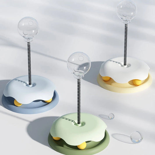 Aaponminimarket Feline Frenzy Interactive Treat Dispenser Ball