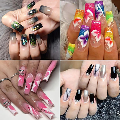 Aapon Mini Market Ltd Floral Nail Art Press-Ons