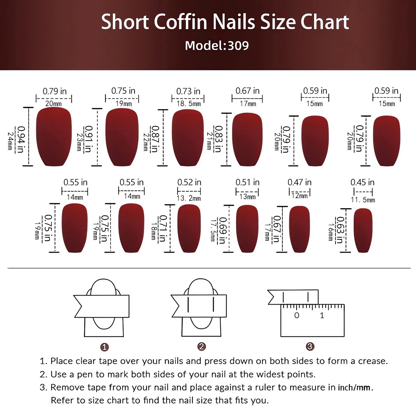 Aapon Mini Market Ltd Floral Nail Art Press-Ons