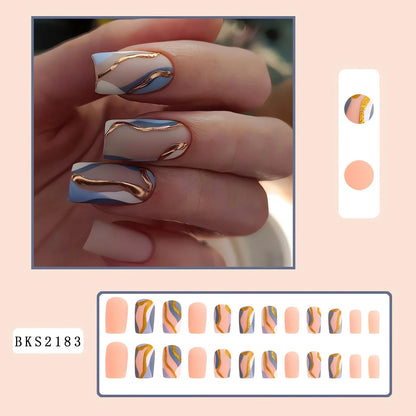 Aapon Mini Market Ltd Floral Nail Art Press-Ons