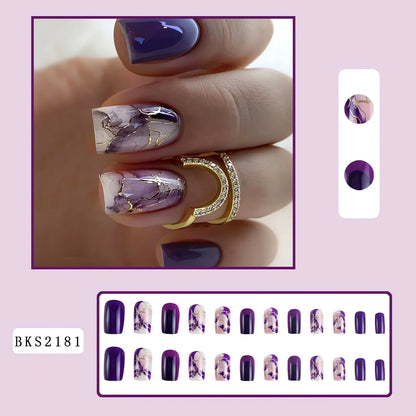Aapon Mini Market Ltd Floral Nail Art Press-Ons