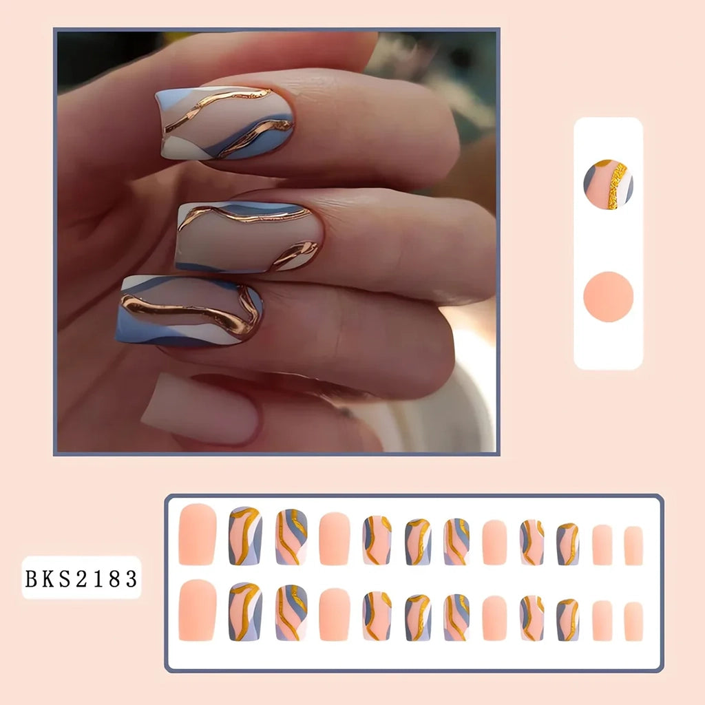 Aapon Mini Market Ltd Floral Nail Art Press-Ons