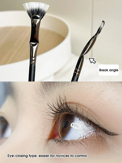 Aapon Mini Market Ltd Folding Fan Mascara Brush for Lower Lashes