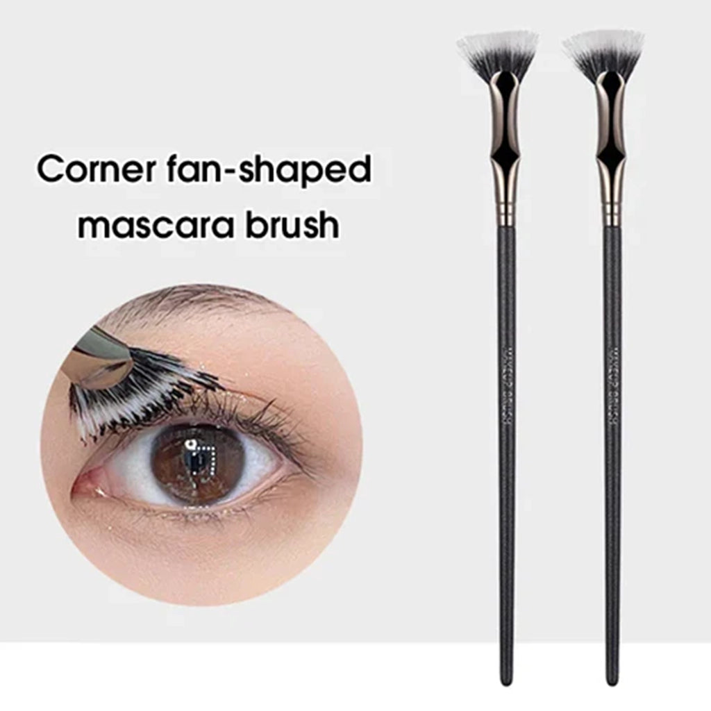 Aapon Mini Market Ltd Folding Fan Mascara Brush for Lower Lashes