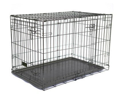 Aaponminimarket Folding Metal Dog Cage