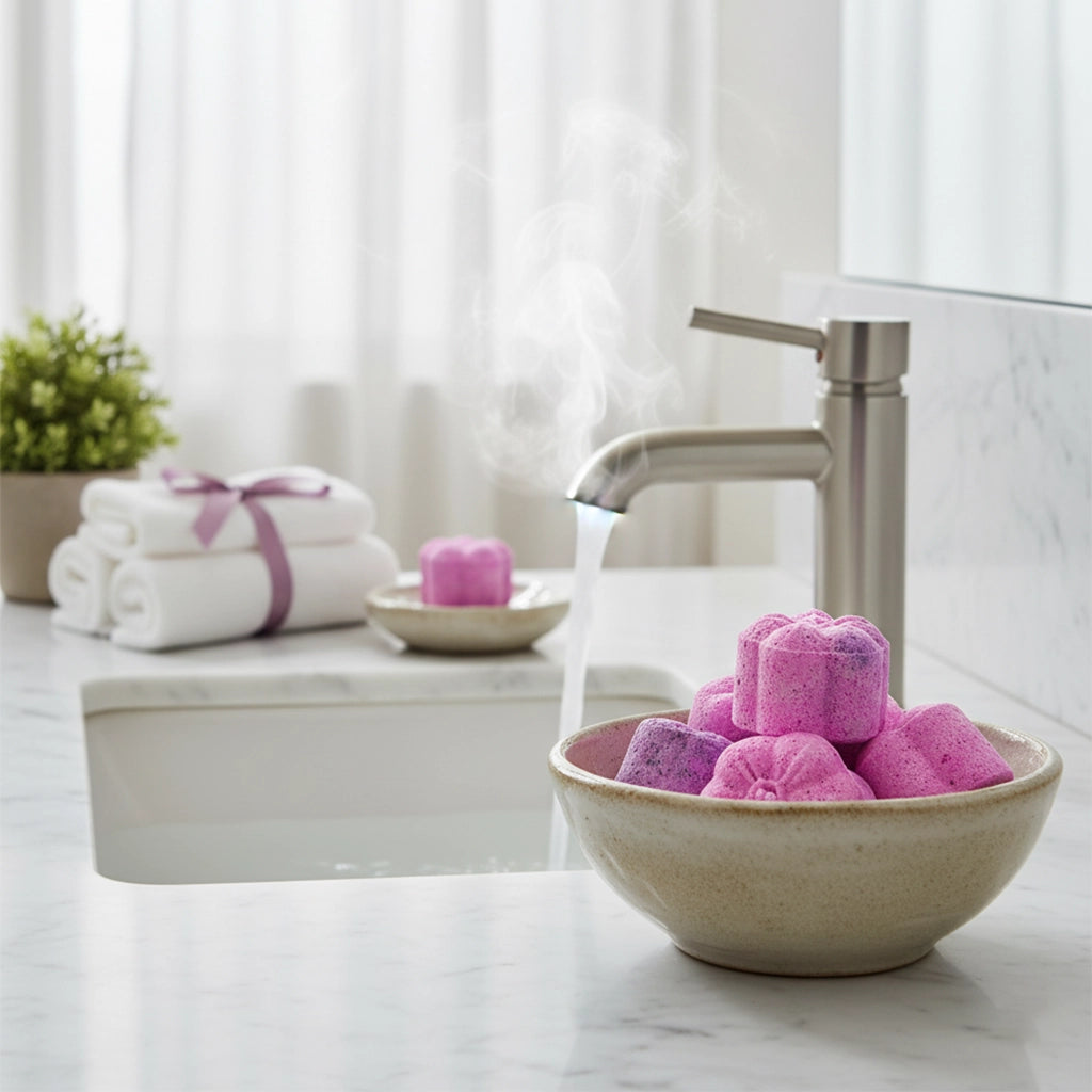 Pink Pepper and Rose Shower Steamer for best fragrance