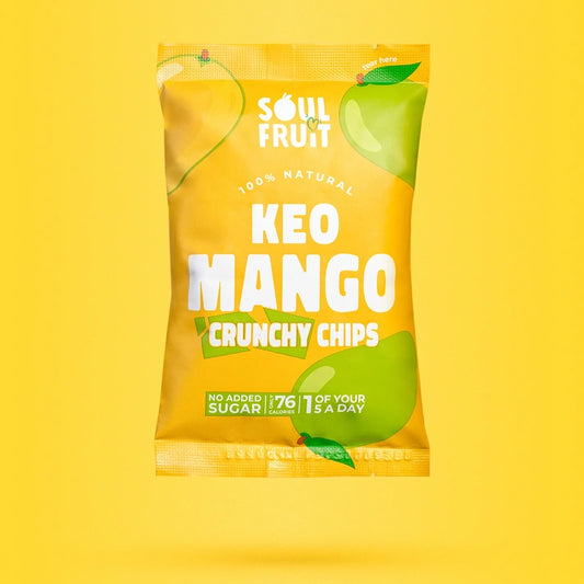 Aaponminimarket Freeze Dried Keo Mango Crisps (10 Bags)