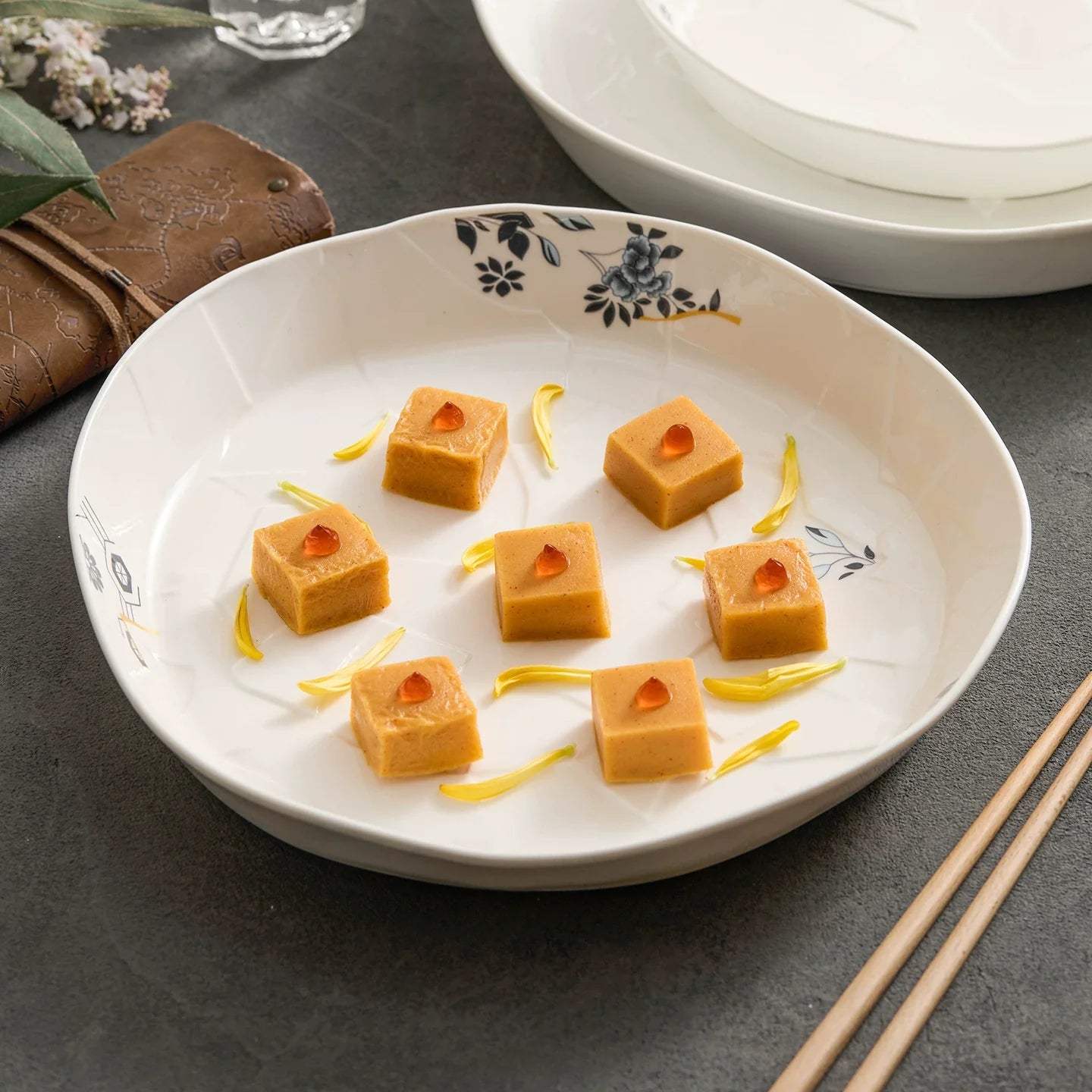 Aapon mini market - GOSEUNG Cracked Texture Rim Soup Plate