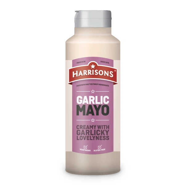 Aaponminimarket Garlic Mayonnaise 1 Liter Bottle (Case of 6)
