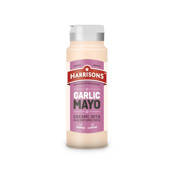 Aaponminimarket Garlic Mayonnaise 500ml Bottle (Case of 6)