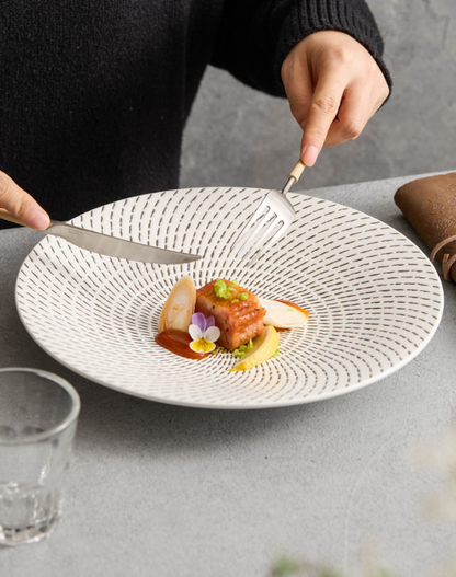 Aapon mini market -Meteor Shower Pattern Ceramic Plate