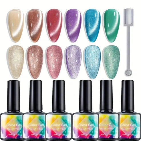 Glitter Gel Nail Polish Set
