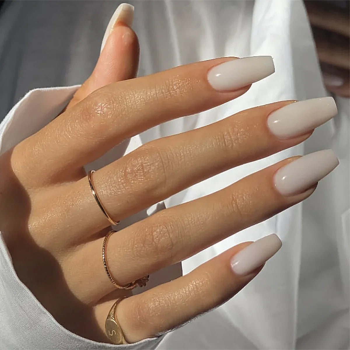 Glossy Acrylic Press-On Nails