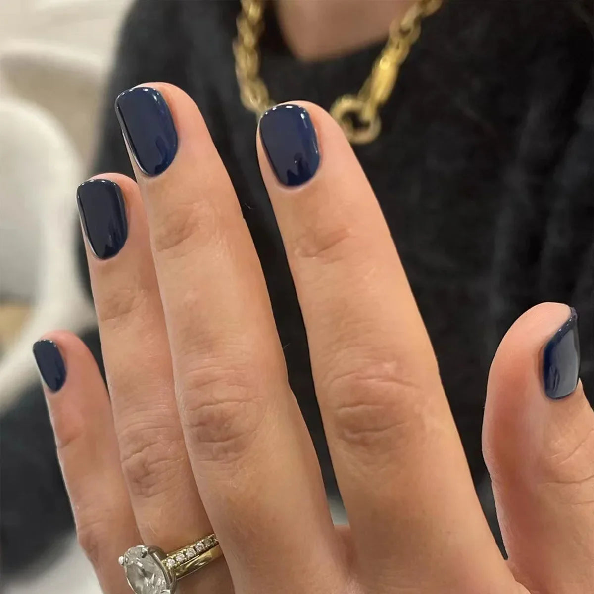 Glossy Acrylic Press-On Nails