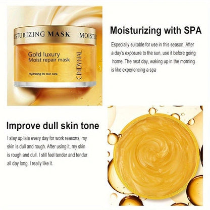 Aaponminimarket Cindynal Gold Luxury Moist Repair Mask