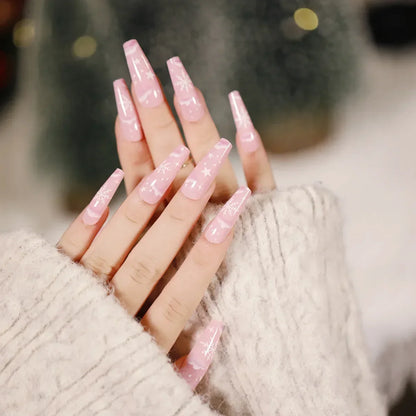 Christmas Press-On Nails – 24-Piece Sets, 60+ Designs