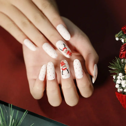 Christmas Press-On Nails – 24-Piece Sets, 60+ Designs