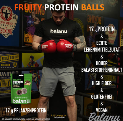 Balanu Fruity Protein Balls Cocoa & Hazelnuts 110 g x6-4