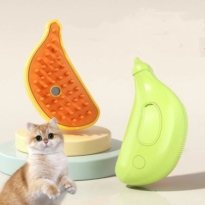 Aaponminimarket Grooming Spa Deluxe: Steamy Spray Massage Comb for Dogs
