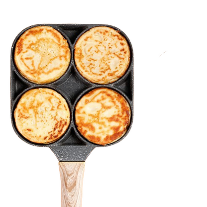 Aapon mini market -Four-hole Frying Pot Pan Thickened Omelet Pan