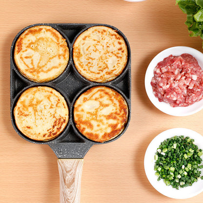 Aapon mini market -Four-hole Frying Pot Pan Thickened Omelet Pan