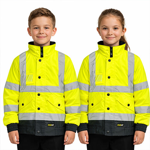 Standsafe Kids Hi-Vis Bomber Jacket