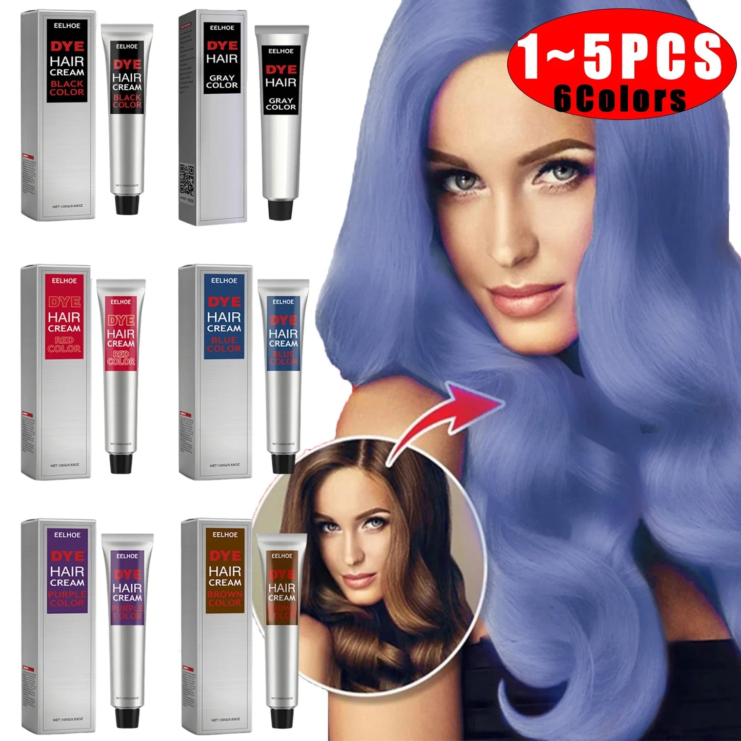 Hair Dye Cream Wax