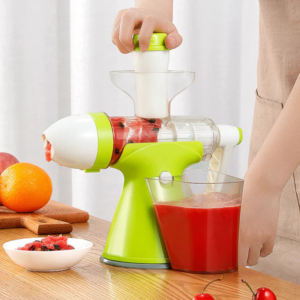 Hand-Cranked Juice Extractor