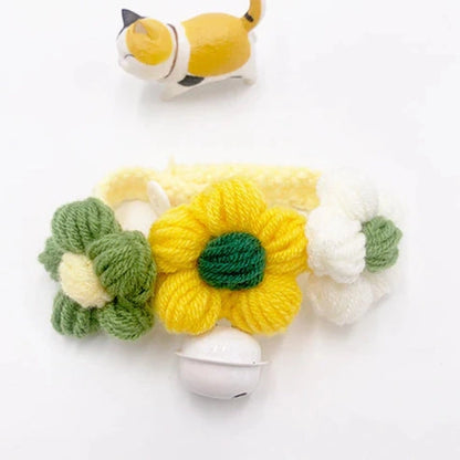 Handmade Floral collars with bell