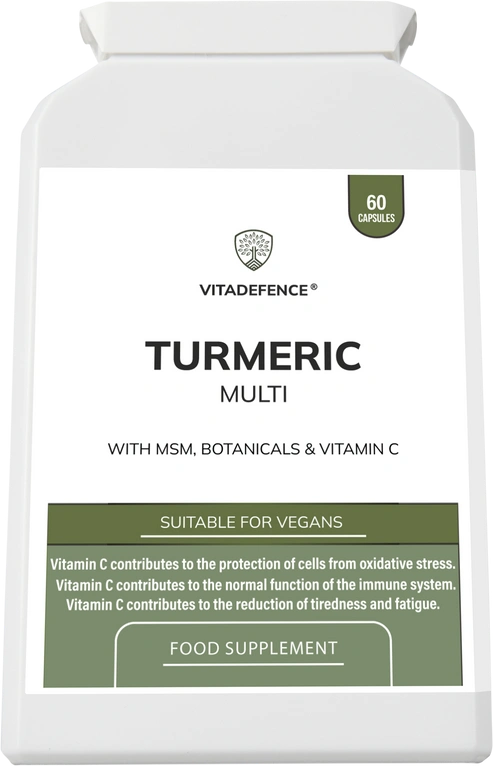 Aaponminimarket Turmeric Multi | With Vitamin B6, Zinc & Botanicals – 90 Capsules