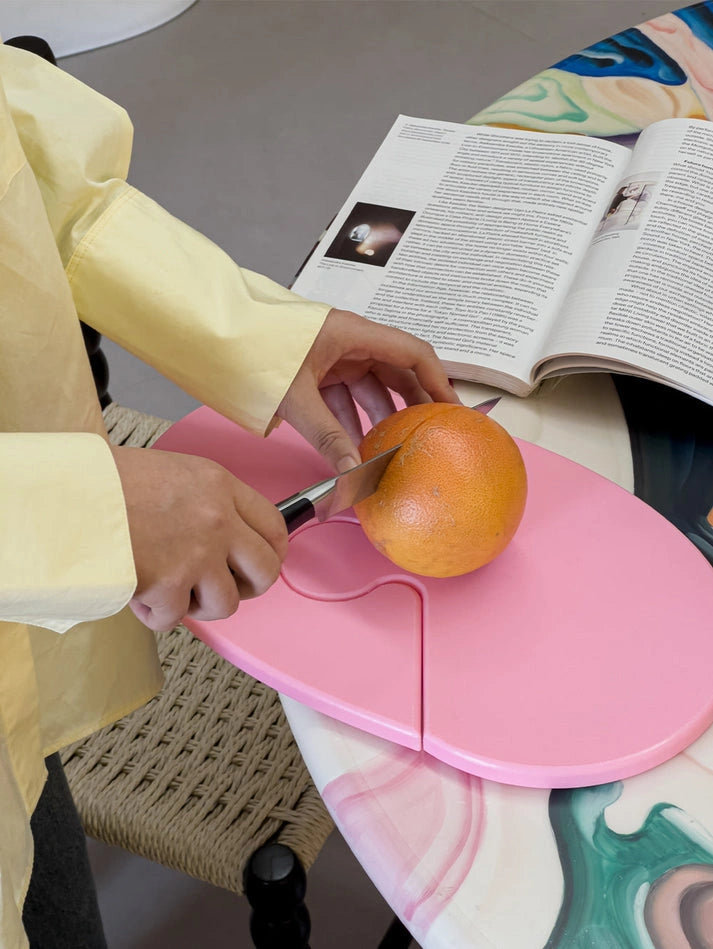 Aaponminimarket Heart-Shaped Puzzle Cutting Board