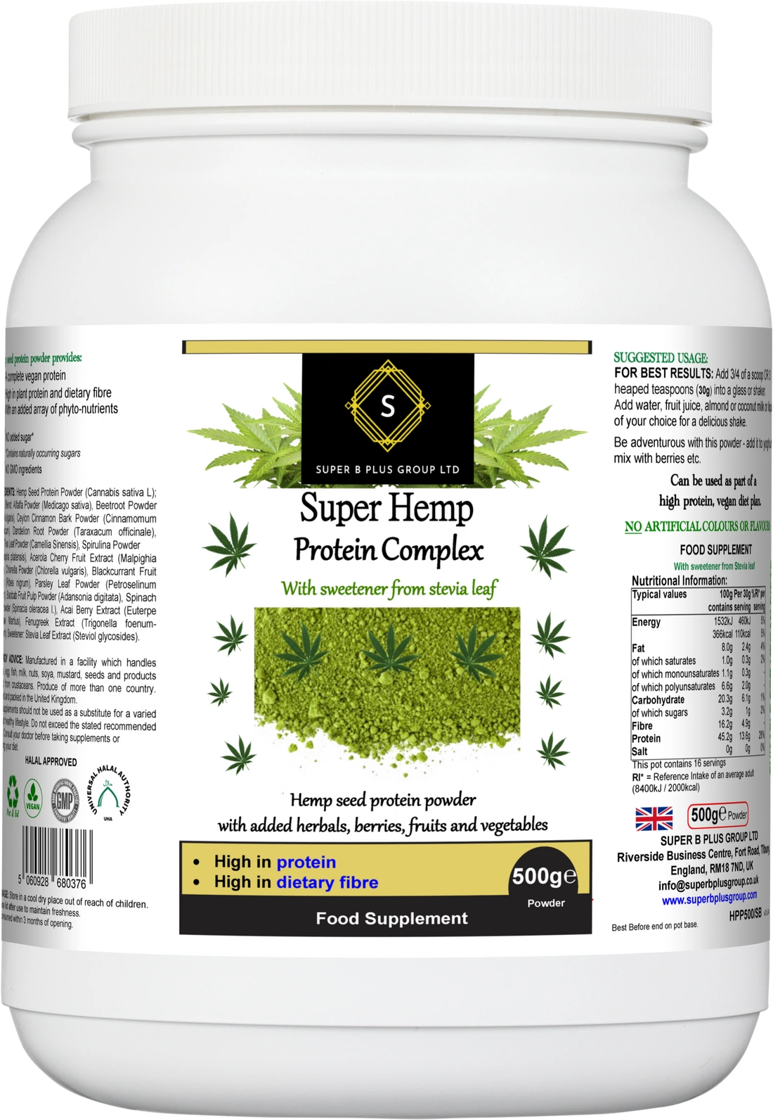 Aaponminimarket Super Hemp Protein Complex