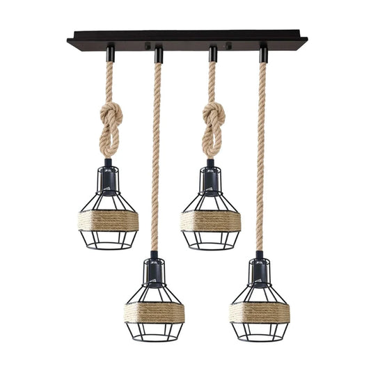 Aapon mini market -Hemp Pendant Table Light