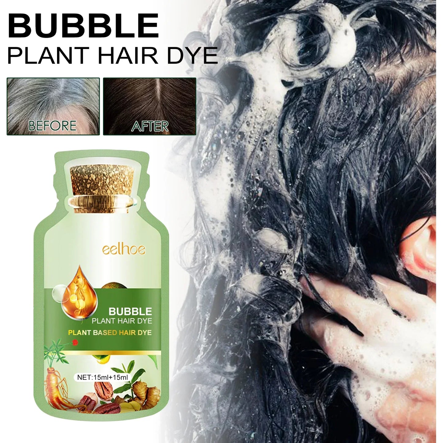 Herbal Hair Dye Shampoo