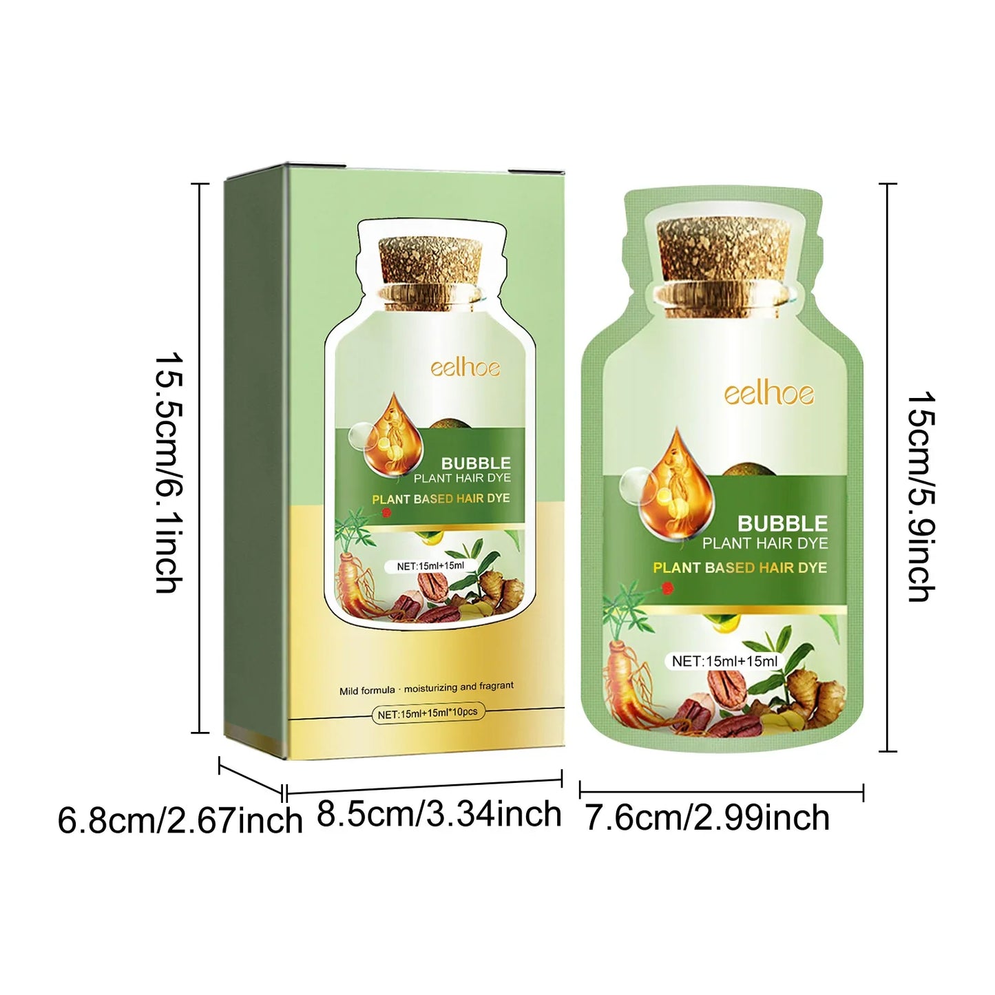 Herbal Hair Dye Shampoo