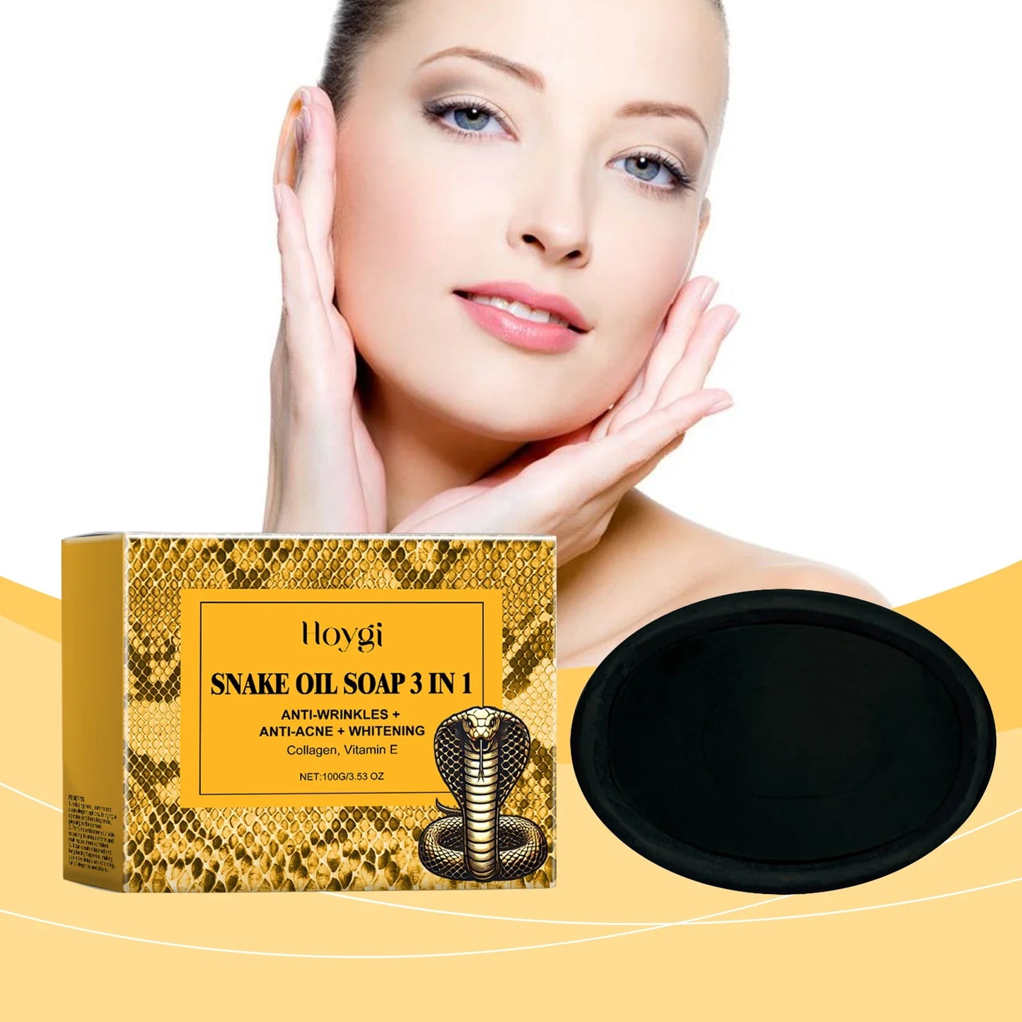 Aapon Mini Market Ltd Hoygi Snake Oil Facial Cleansing Soap 100g