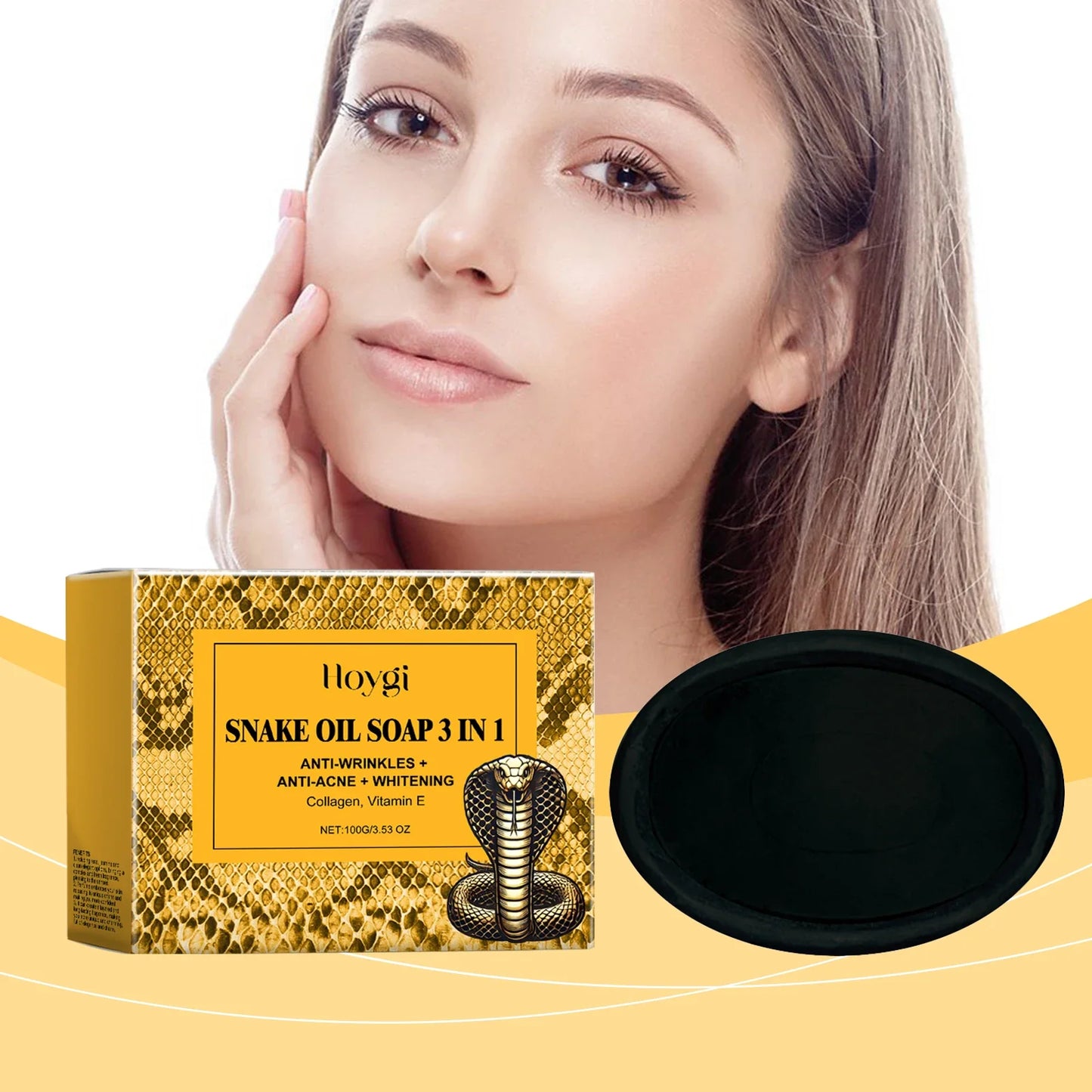 Aapon Mini Market Ltd Hoygi Snake Oil Facial Cleansing Soap 100g