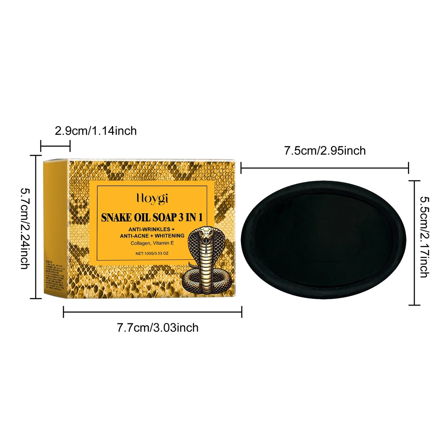 Aapon Mini Market Ltd Hoygi Snake Oil Facial Cleansing Soap 100g
