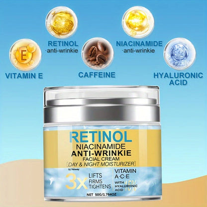 Aaponminimarket Retinol Niacinamide Anti-Wrinkle Facial Cream