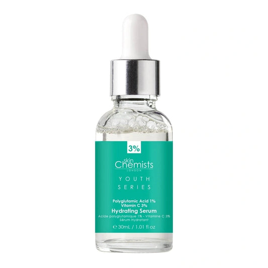 Aaponminimarket Hydrating Serum Polyglutamic Acid 1%, Vitamin C 3% 30ml